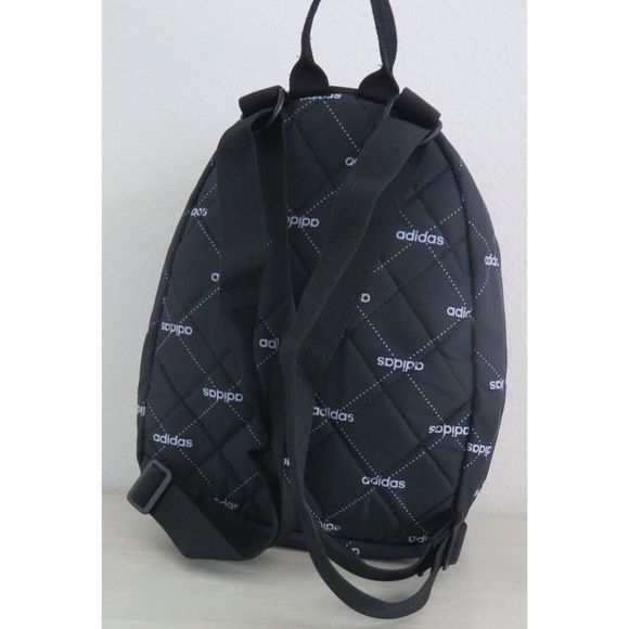 adidas 5149887 Unisex Monogram Black Core Mini Backpack - Picture 2 of 9